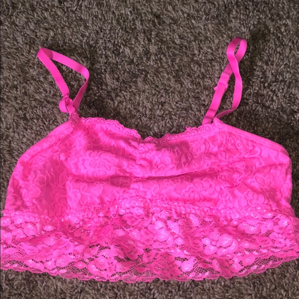 Pink bralette